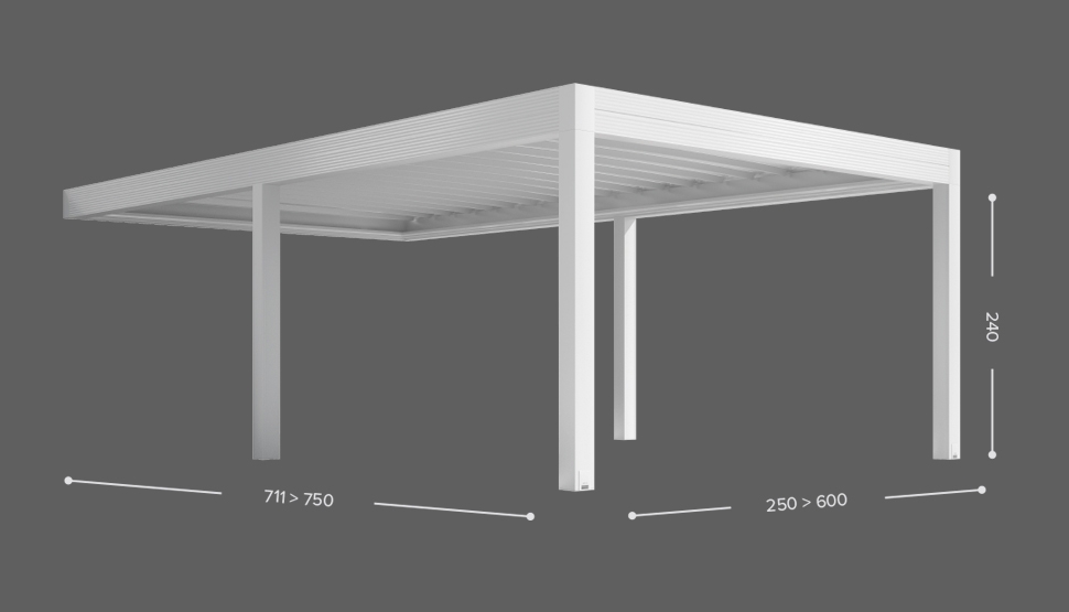 ZENIT - Stenska izvedba - 4 stebri