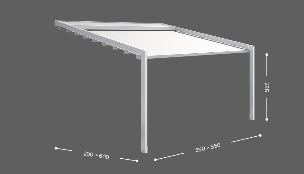 LUCE - Stenska izvedba / 1 modulna