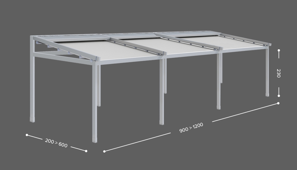 VIVA PAVILION - Samostoječa - 3 modulna